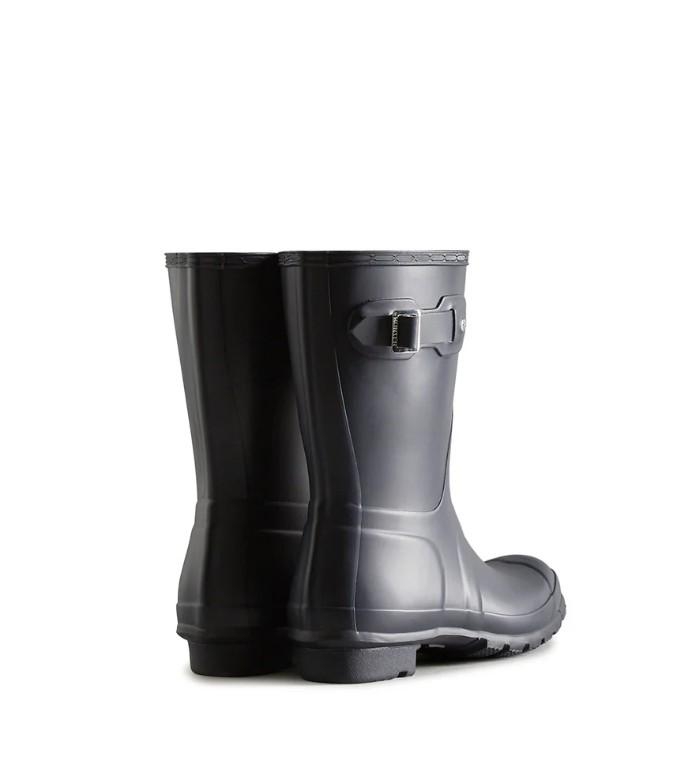 Hunter Women's original short wellington boots navy
