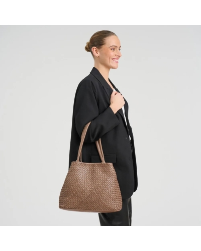 Depeche Sofya shoulderbag 250 dark taupe