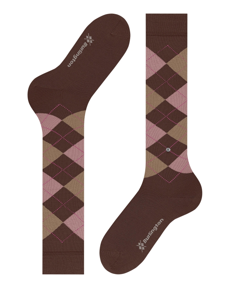 Burlington Marylebone dames kniekousen hazelnut