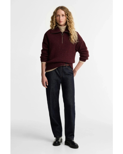 Barbour Lavensdale quater-zip jumper fig