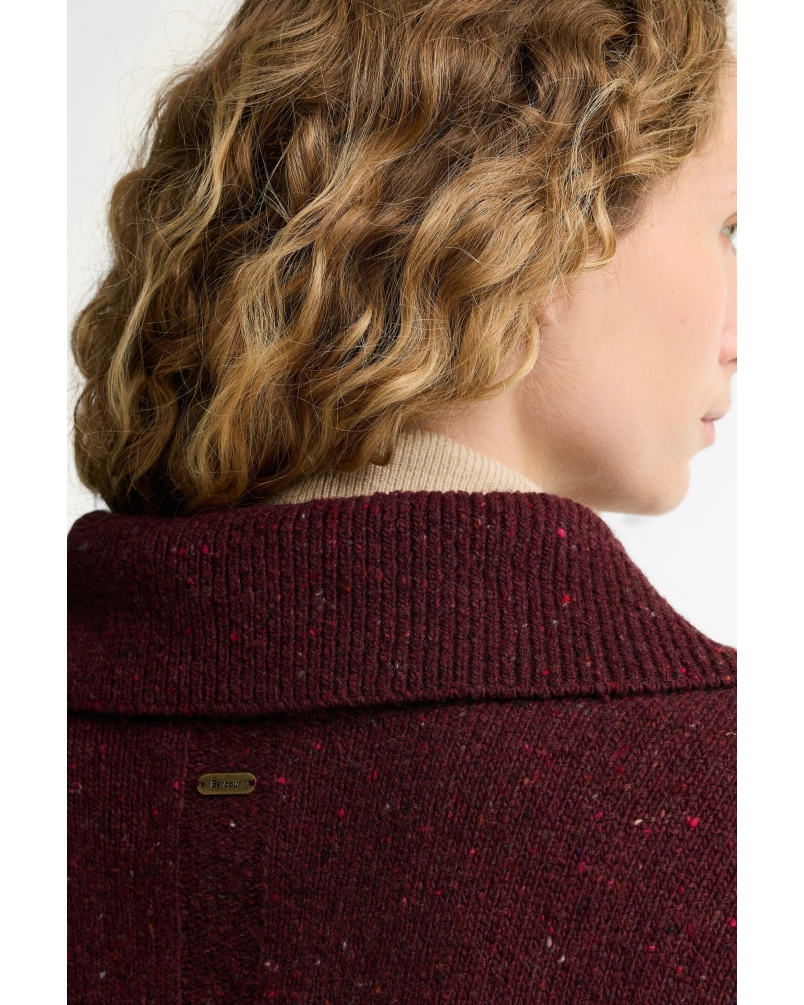 Barbour Lavensdale quater-zip jumper fig