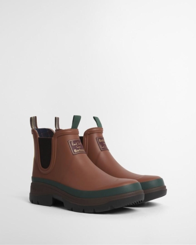 Babour x Paul Smith Chelsea welly russet