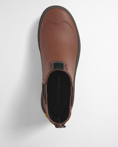 Babour x Paul Smith Chelsea welly russet
