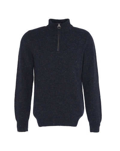 Barbour Tainsbury half zip sweater navy