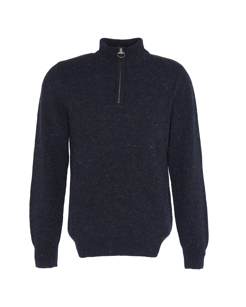 Barbour Tainsbury half zip sweater navy