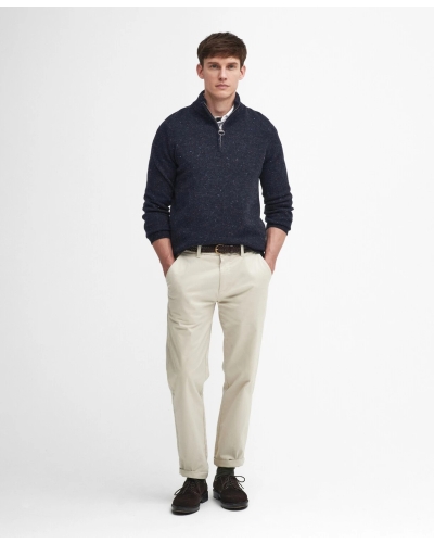 Barbour Tainsbury half zip sweater navy