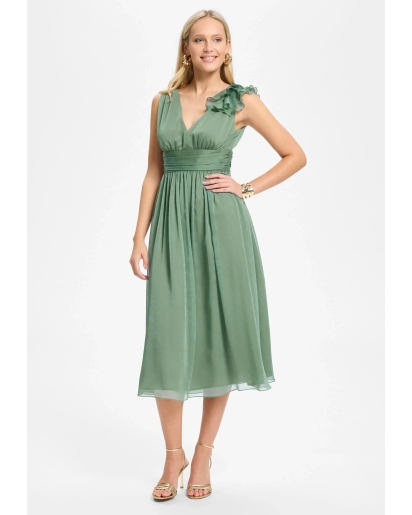 SWING Swing Coctail dress in crinkle chiffon