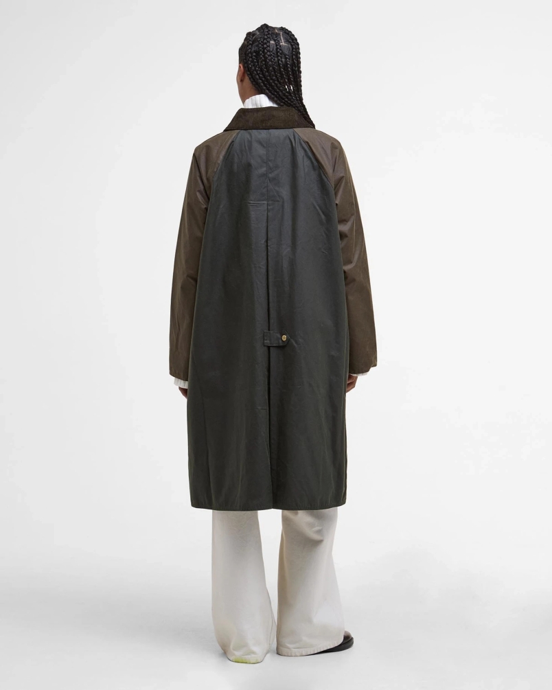 Barbour Evette wax jacket fern/beech/ancient tartan