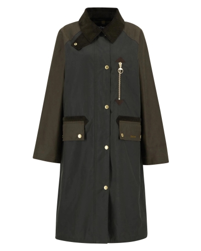 Barbour Evette wax jacket fern/beech/ancient tartan