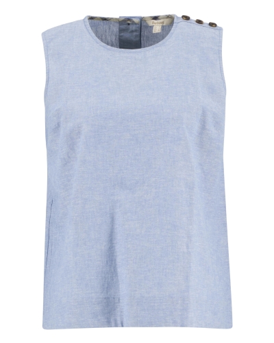Barbour Josie top light chambray
