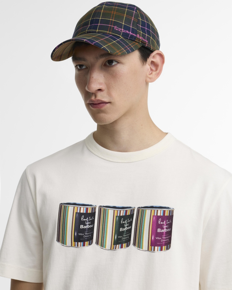 Barbour x Paul Smith Tartan cap tn11 ps classic