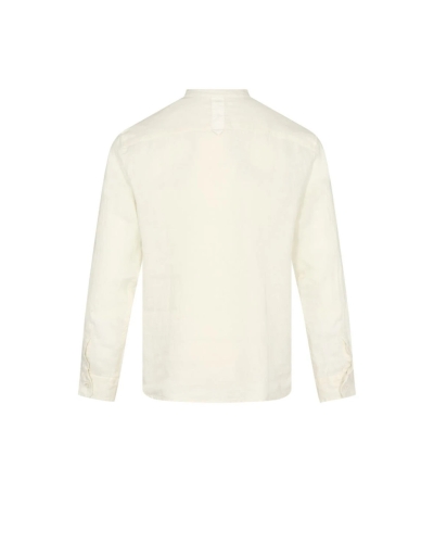 Mos mosh Gallery Theo linen stand shirt ecru