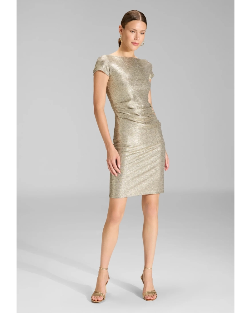 Swing Cocktail dress jersey gold
