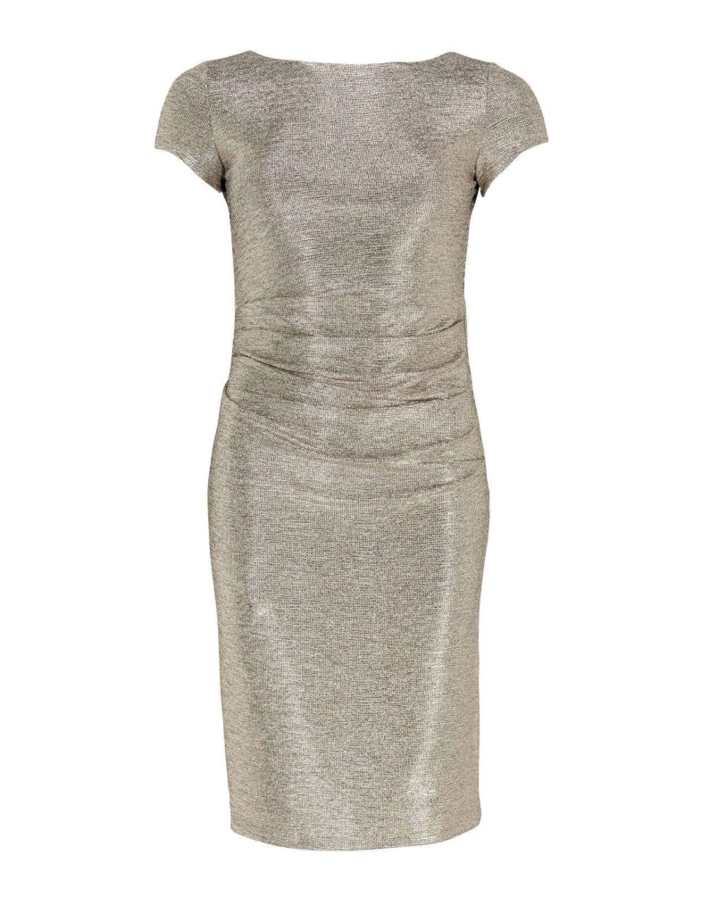 Swing Cocktail dress jersey gold