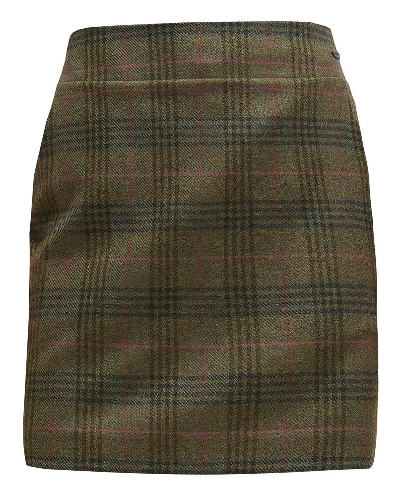 Barbour Bamburgh mini skirt arabesque/brown