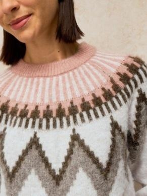WHITE STUFF White Stuff Blurred fairsile jumper