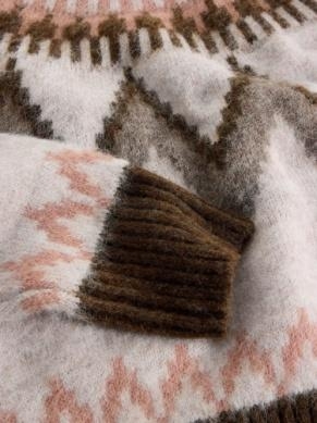 White Stuff Blurred fairsile jumper natural multi