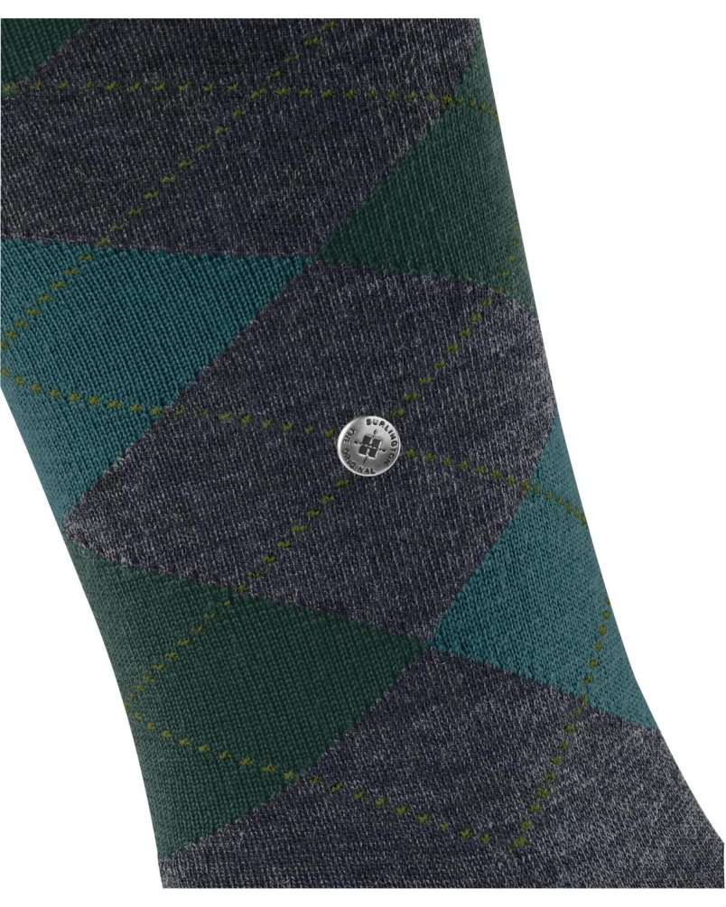 Burlington Melange Edinburgh kniekousen cobalt
