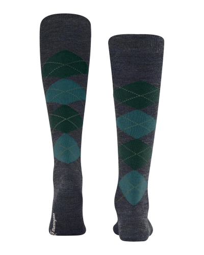 Burlington Melange Edinburgh kniekousen cobalt