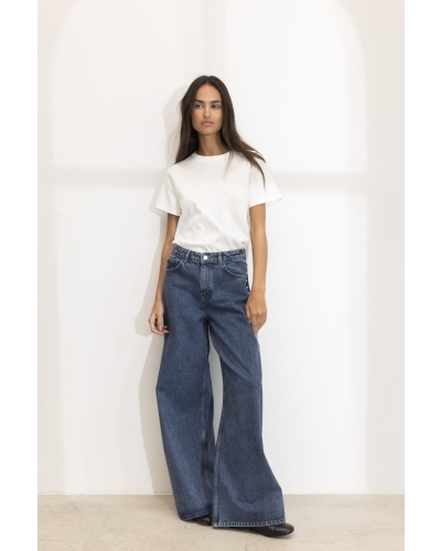 Camilla Pihl Bailey studs washed dark blue