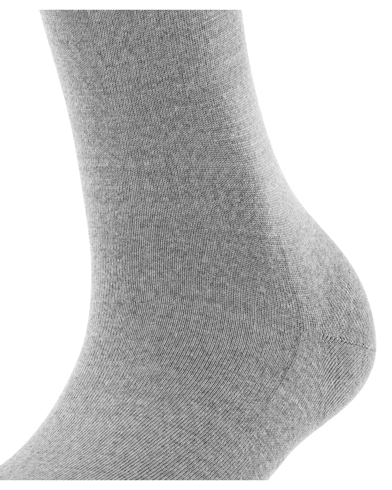 Falke Softmerino dames kniekousen light grey melange-
