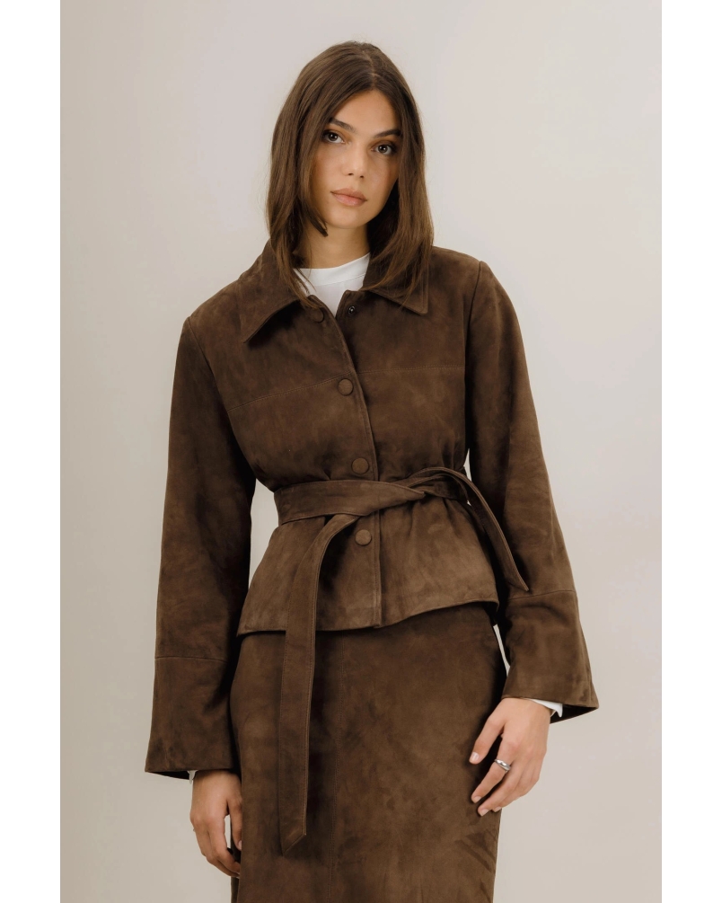 Urban Pioneers Gustava jacket chocolate brown