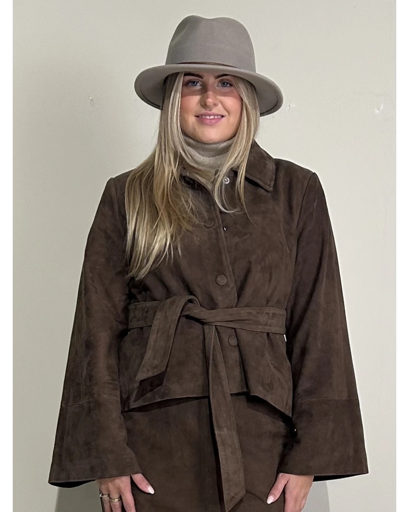 Urban Pioneers Gustava jacket chocolate brown