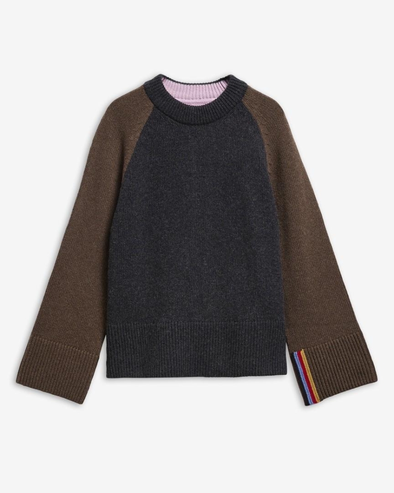 Barbour x Paul Smith Tyneside knitted jumper black multi