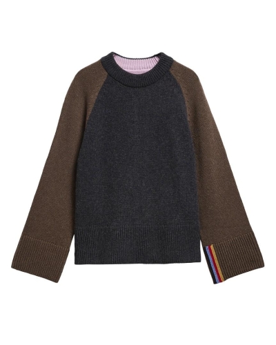 Barbour x Paul Smith Tyneside knitted jumper black multi