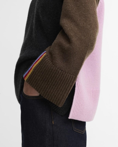 Barbour x Paul Smith Tyneside knitted jumper black multi