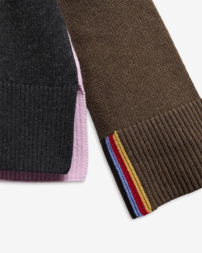 Barbour x Paul Smith Tyneside knitted jumper black multi