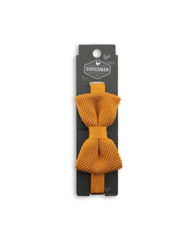 Sir Redman Work Gebreide Bowtie cognac