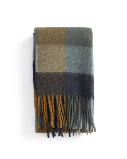 BARBOUR Barbour Tattersall lambswool scarf