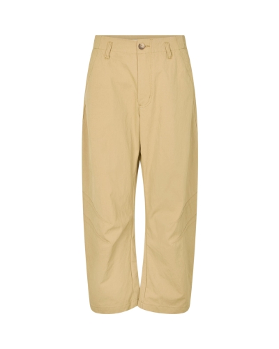 Rabens Saloner October - Utility shaped pants warm sand