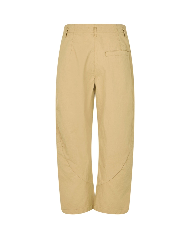 Rabens Saloner October - Utility shaped pants warm sand