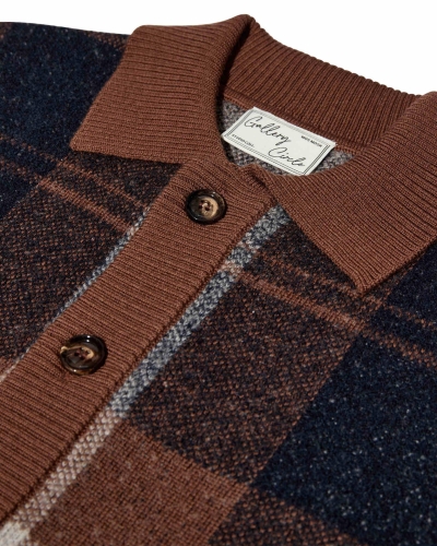 Mos Mosh Gallery Wando cardigan knit cocoa brown