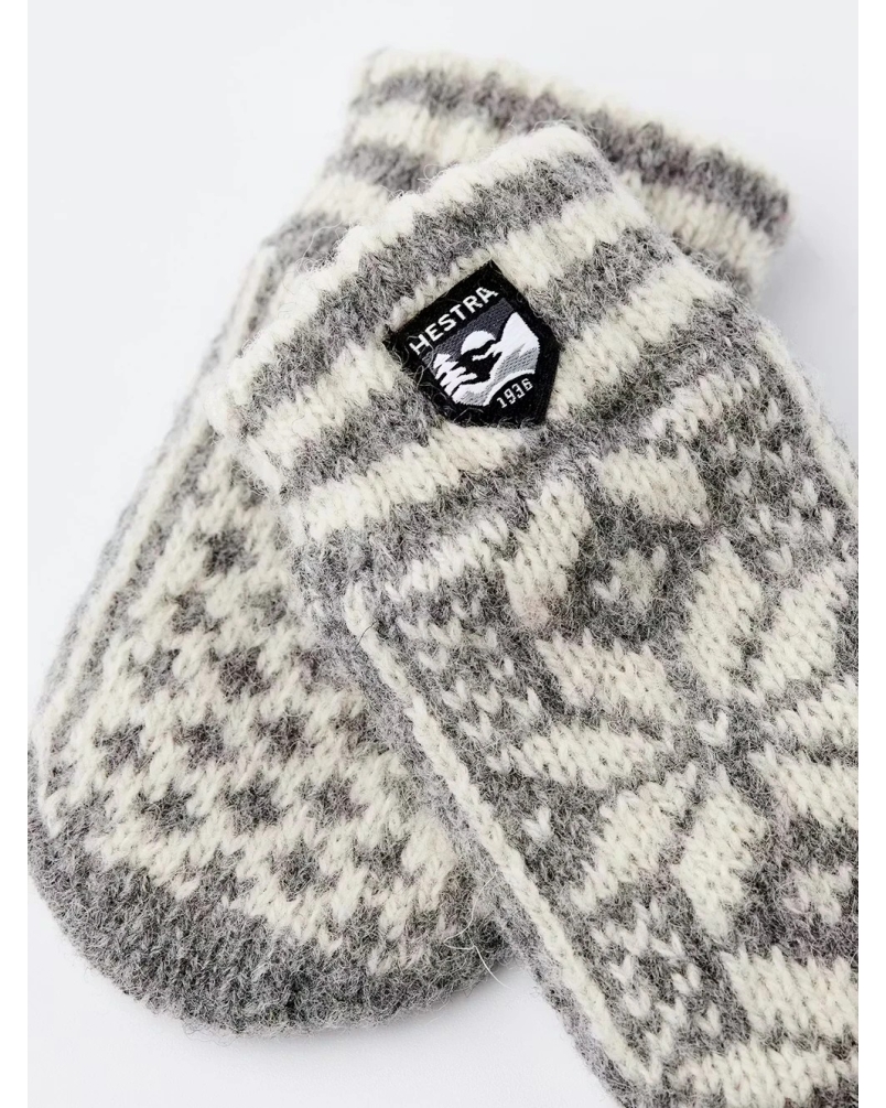 HESTRA KIDS NORDIC GREY grey/offwhite