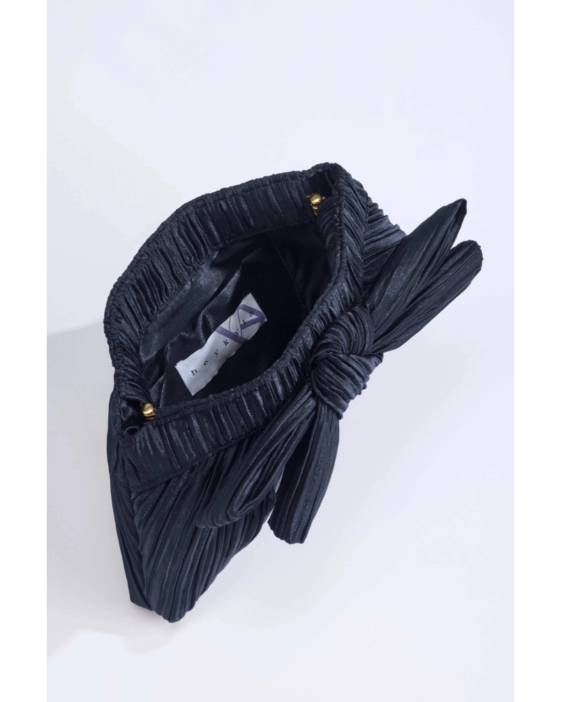 Swing Evening bag with bow midniht blue