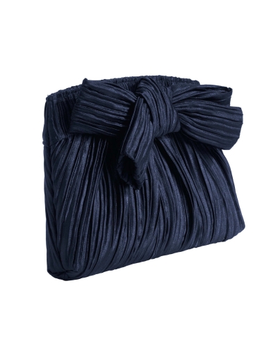 Swing Evening bag with bow midniht blue