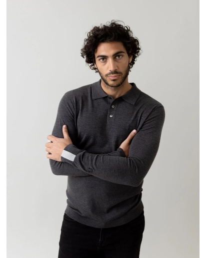 MOS MOSH GALLERY ADAM SOFT POLO KNIT