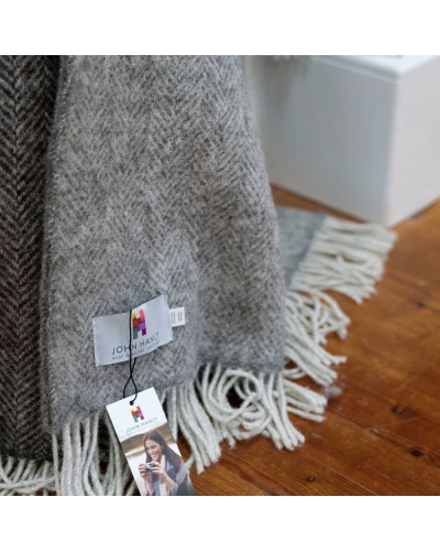 MERINO WOOL CASHMERE TROW (136x180)