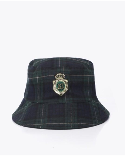 LOLA CASADEMUNT Lola Casademunt Tartan Print bucket hat