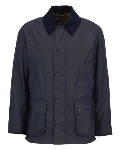 Barbour Ashby wax jacket navy