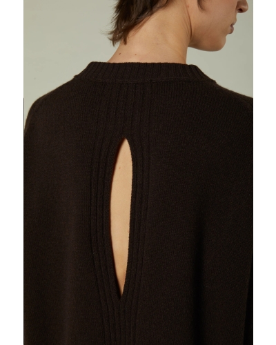 Daniele Fiesoli Crewneck Knit Jumper dark brown