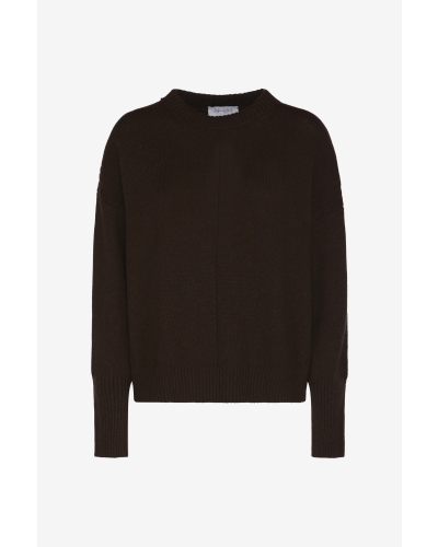 Daniele Fiesoli Crewneck Knit Jumper dark brown