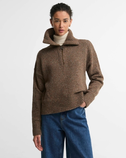 BARBOUR Barbour Lavensdale quater-zip jumper