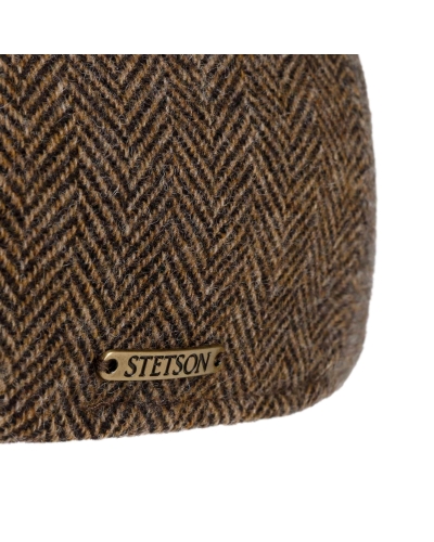 Stetson Texas wool herringbone brown-melange