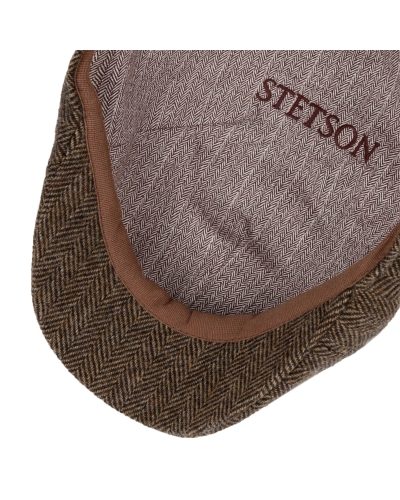Stetson Texas wool herringbone brown-melange