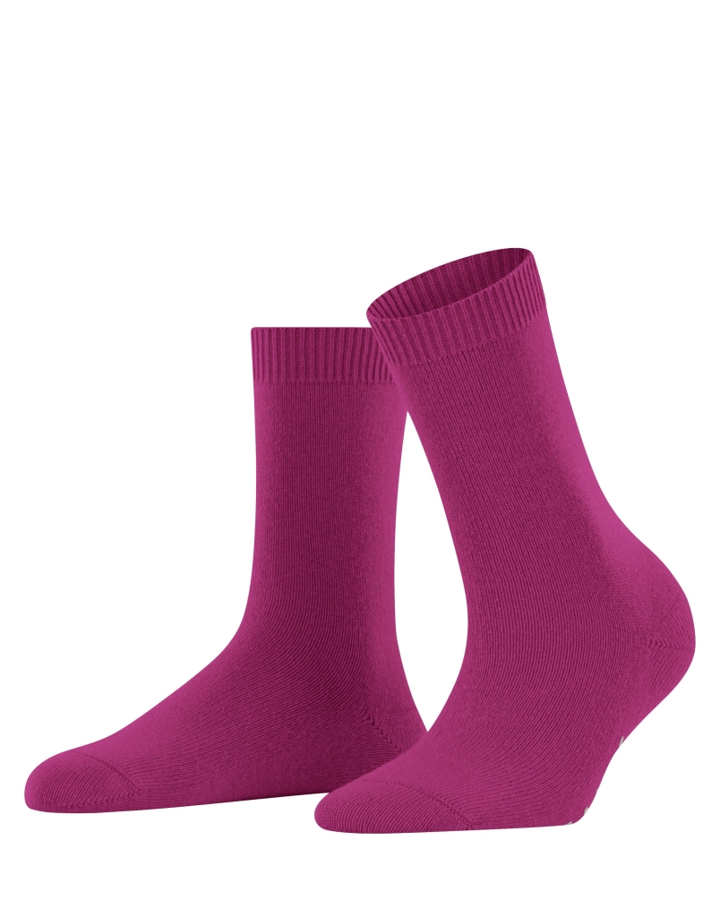 Falke Cosy Wool dames sokken berry