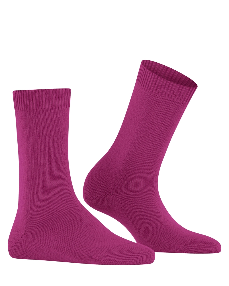 Falke Cosy Wool dames sokken berry